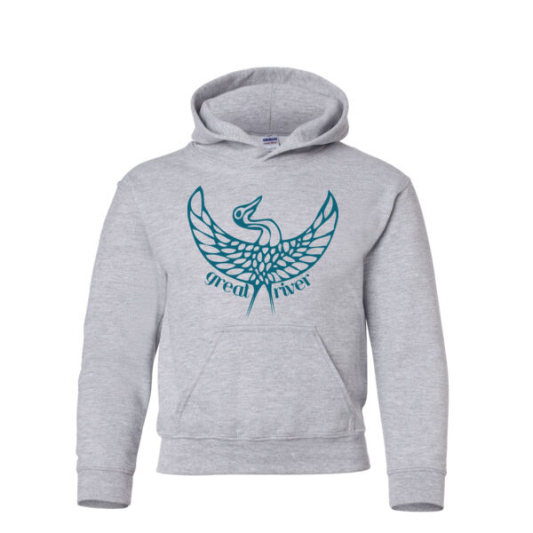 YOUTH SIZES - Gildan - Heavy Blend™ Hooded Sweatshirt - Screen Print Logo Thumbnail