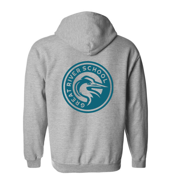 ADULT SIZES - Gildan - Heavy Blend™ Full-Zip Hooded Sweatshirt - Printed Logos Thumbnail