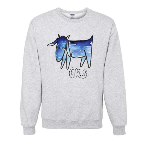 ADULT SIZES - JERZEES - NuBlend® Crewneck Sweatshirt - Printed Logo Thumbnail